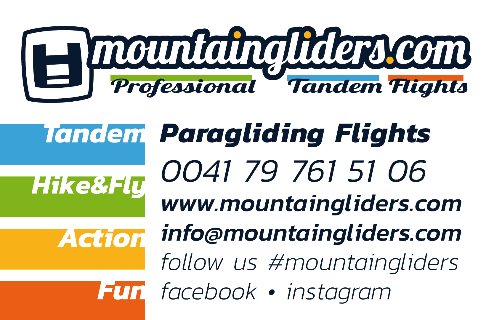 Logo from Mountaingliders - Professional Paragliding Tandem Flights in Ticino